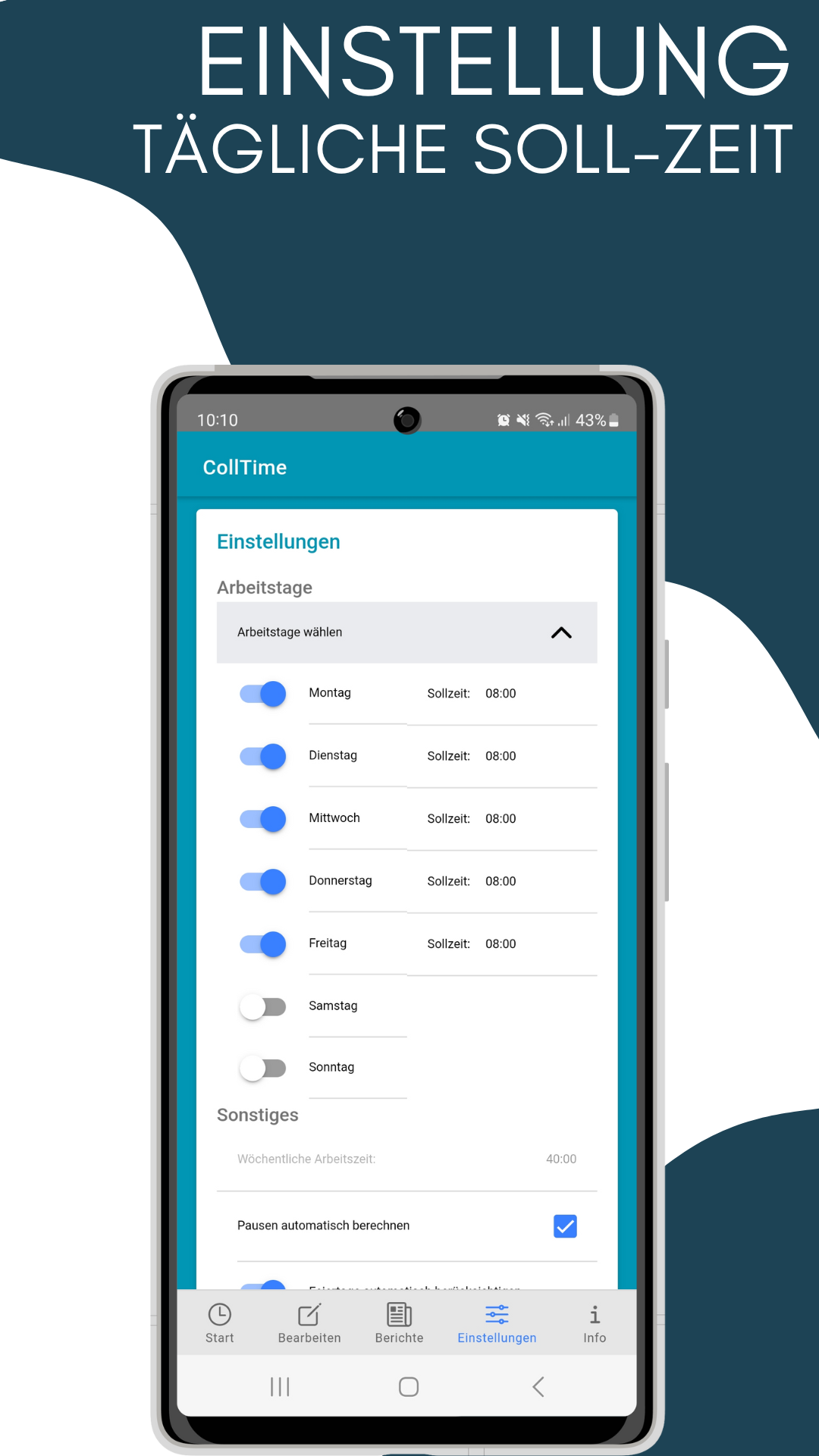 CollTime screenshot n.4