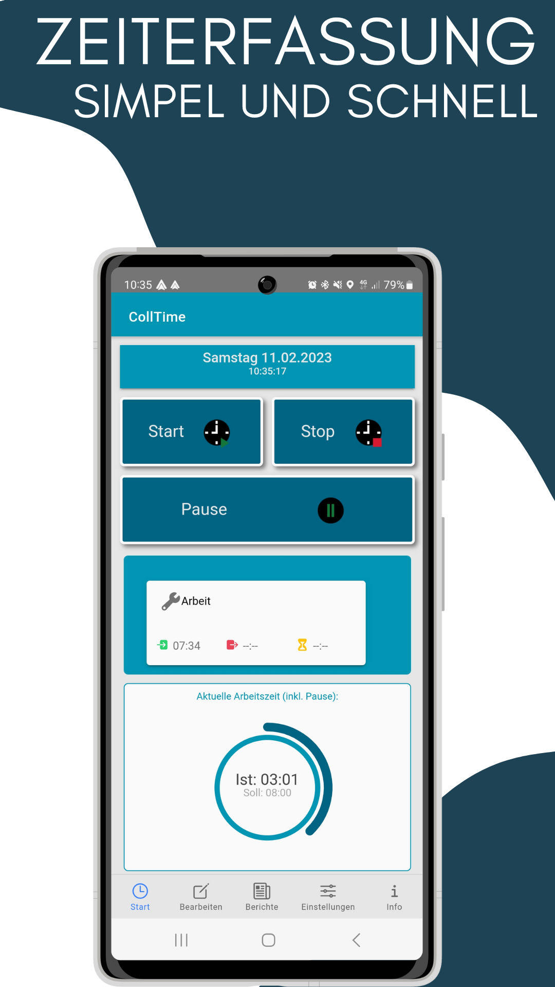 CollTime screenshot n.1