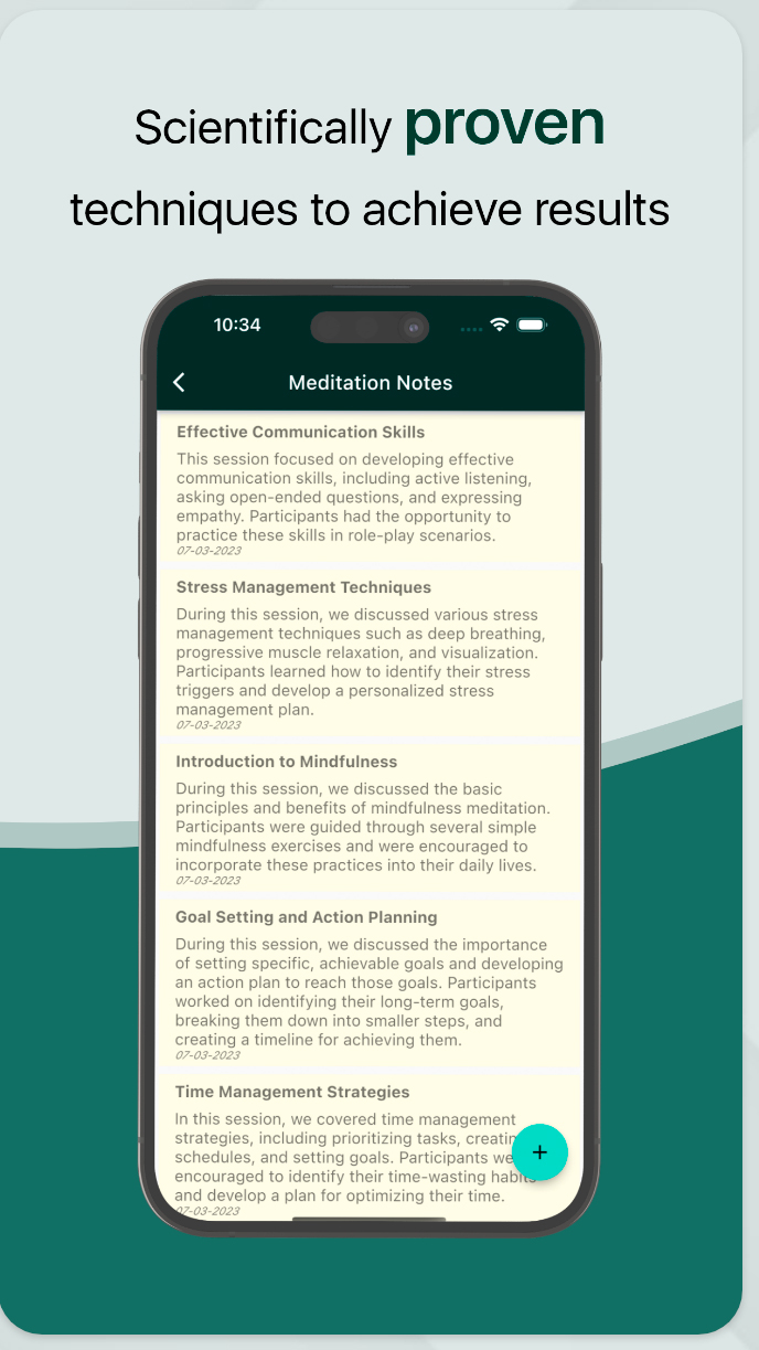 Breakfree - Meditation Therapy screenshot n.8
