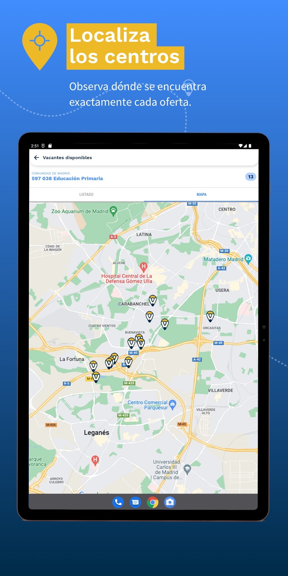 Nómades App: movilidad docente screenshot n.16