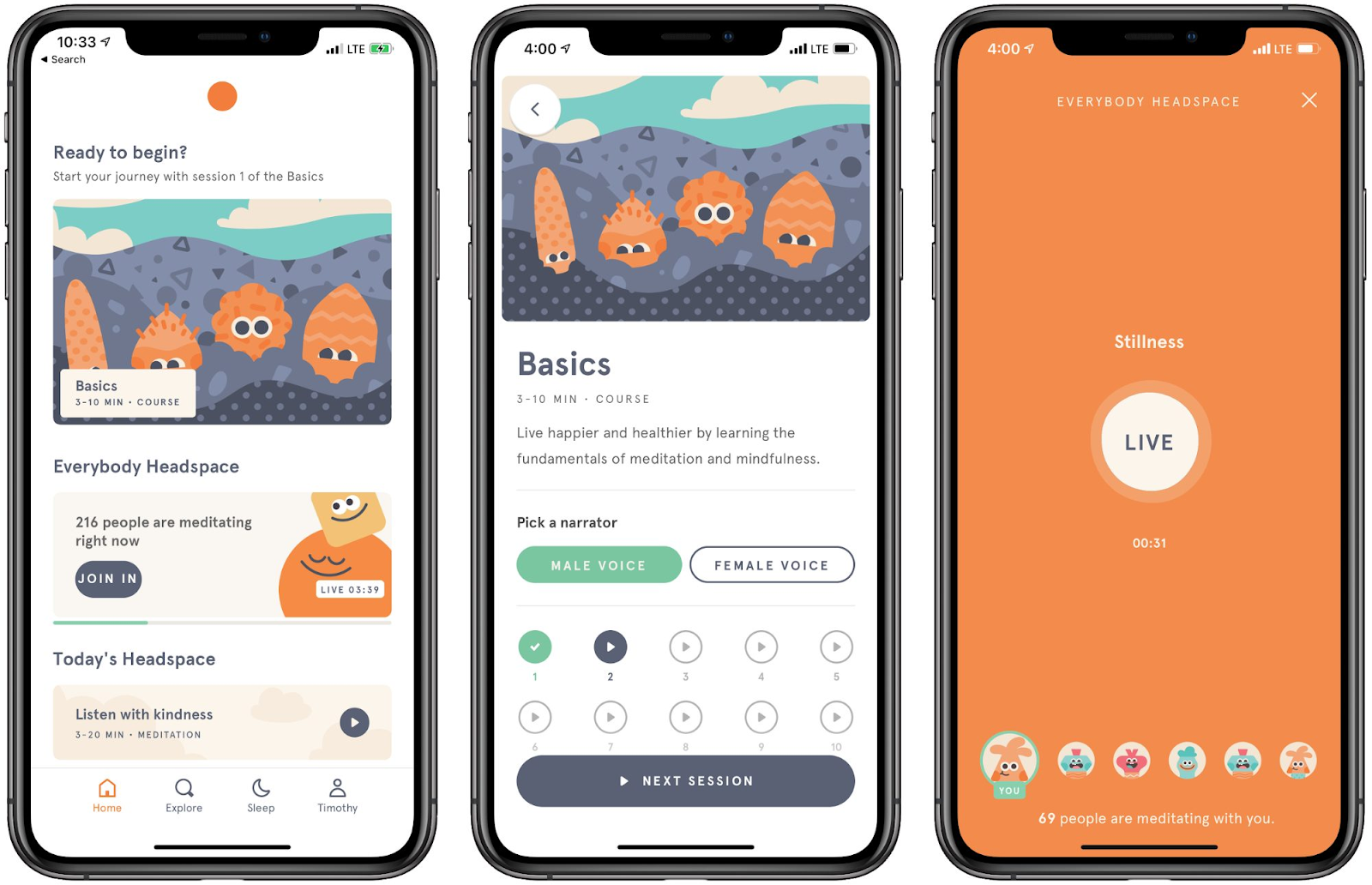 Headspace app overview
