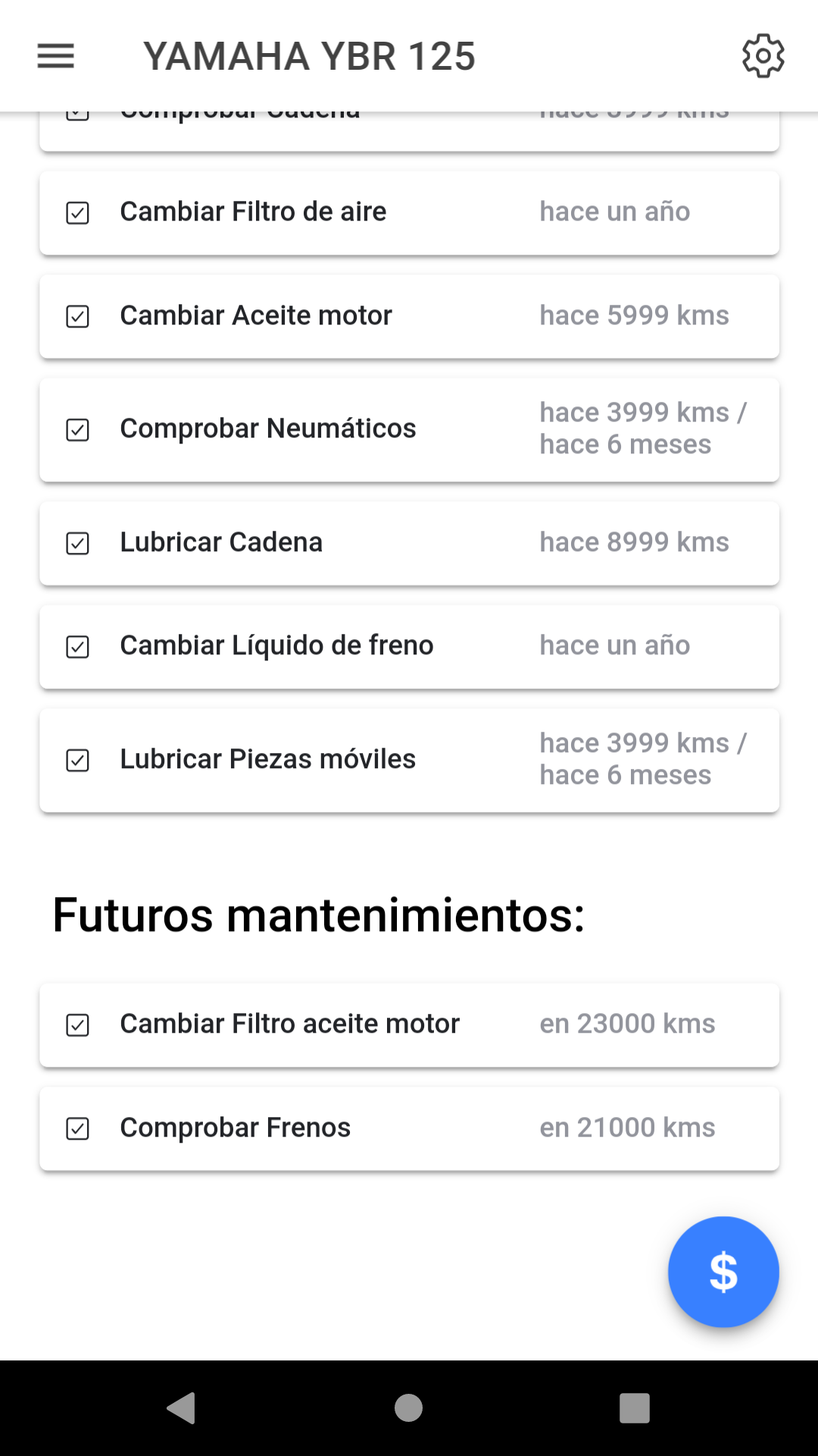 MotorApp - Revisiones vehículo screenshot n.5
