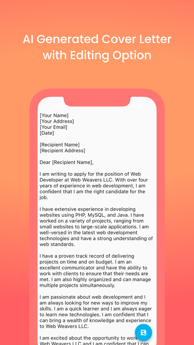 CoverCraft - AI Cover Letter screenshot n.3
