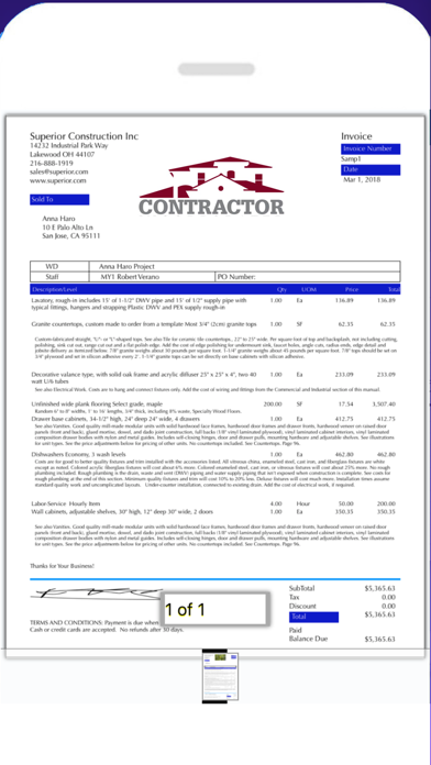 Invoice Jobs screenshot n.1