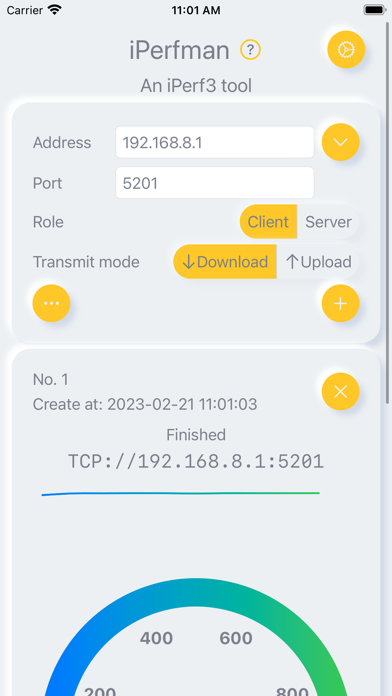 iPerfman screenshot n.1