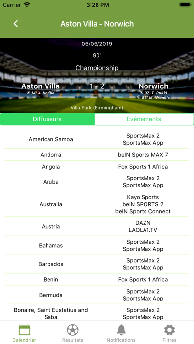 FootToWatch screenshot n.2