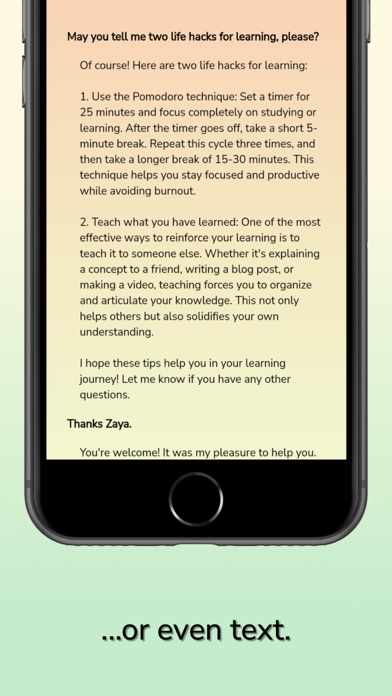 Zaya - Voice AI screenshot n.4