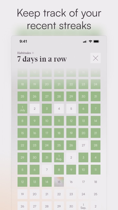 Habitudes, Daily habit tracker screenshot n.4
