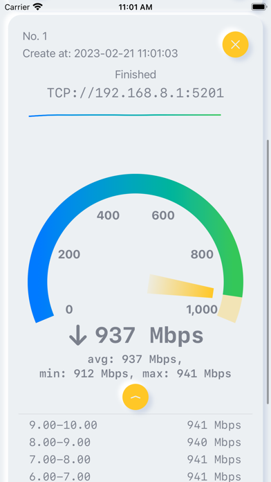 iPerfman screenshot n.2