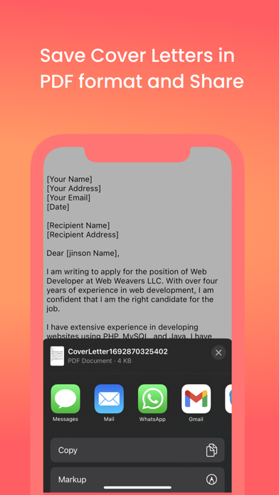 CoverCraft - AI Cover Letter screenshot n.5