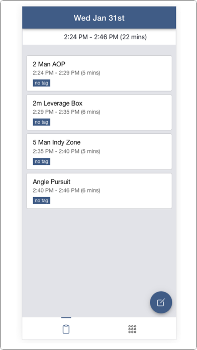 Practice Plan App screenshot n.2