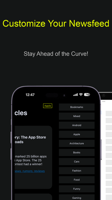 Pods - Minimal RSS News Reader screenshot n.3