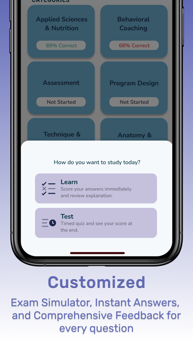 NASM CPT Exam Prep Tests 2024 screenshot n.6