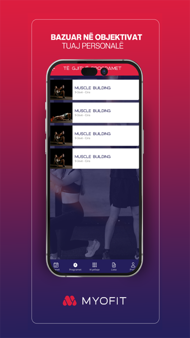 MYOFIT APP screenshot n.3