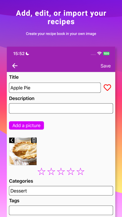 My Recipe Box - RecetteTek screenshot n.3