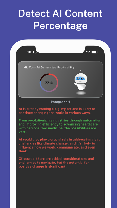 ZeroAI AI detector & rewriter screenshot n.4