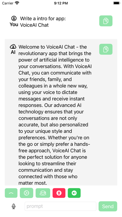 VoiceAI Chat screenshot n.5