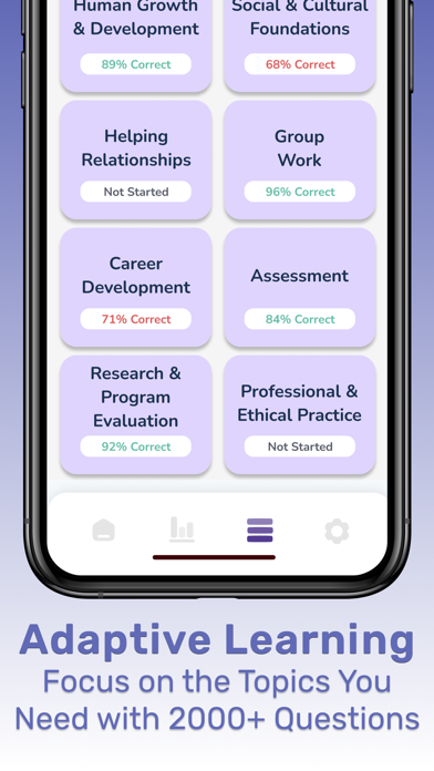 NCE Exam Prep 2024 | EZPrep screenshot n.3