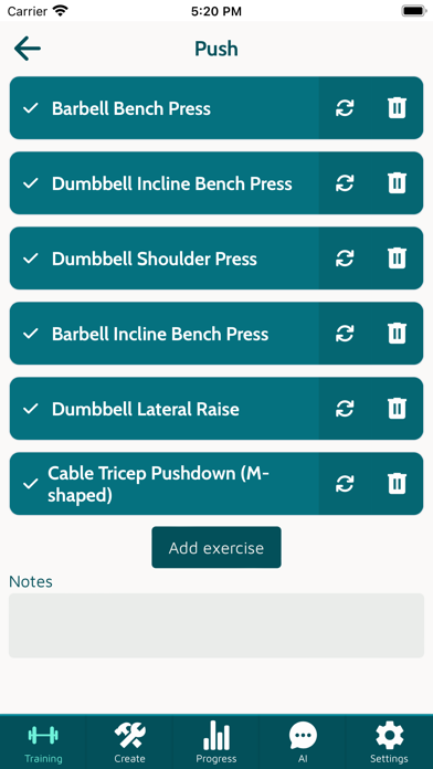 MyFitAI screenshot n.3