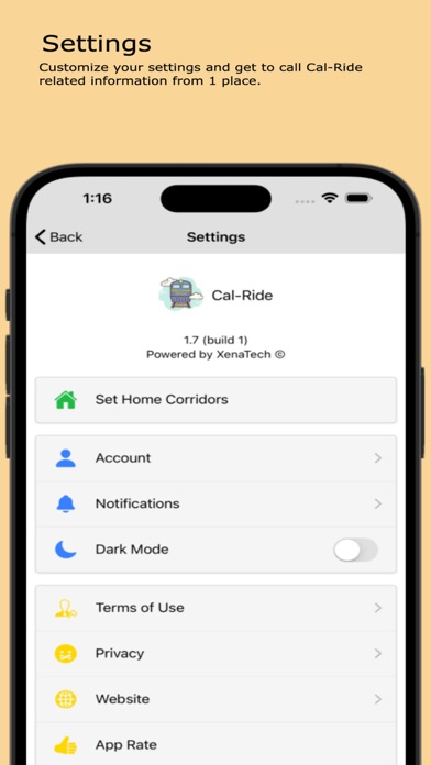 Cal-Ride screenshot n.8