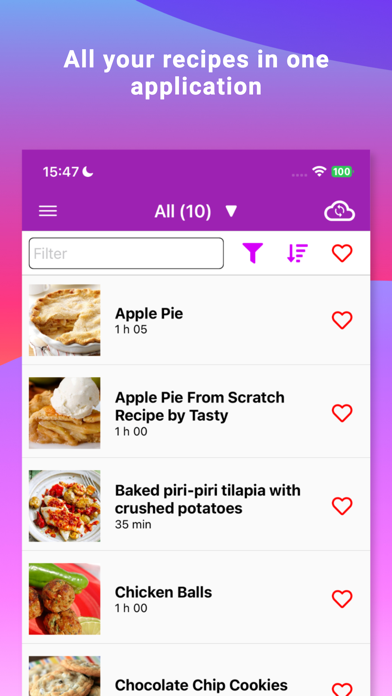 My Recipe Box - RecetteTek screenshot n.1