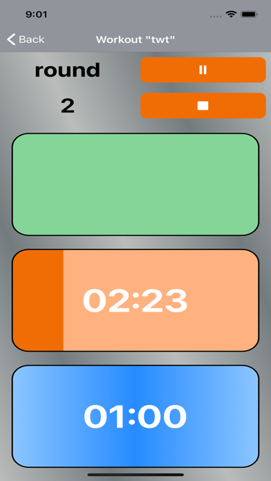 Tabata Workout Timer (TWT) screenshot n.2