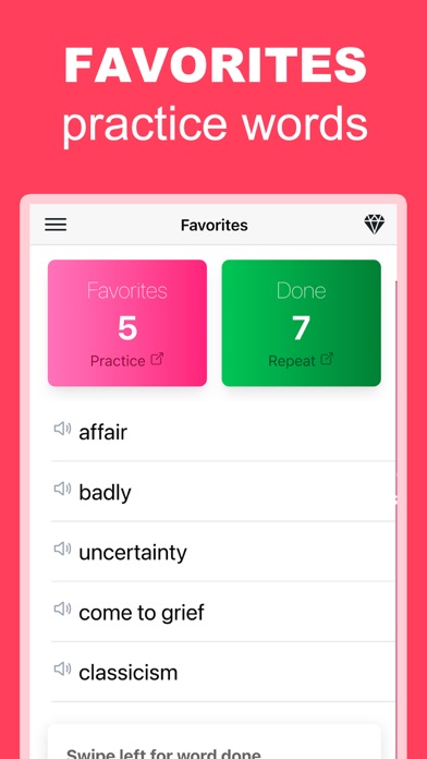 English Vocabulary Learn Words screenshot n.4