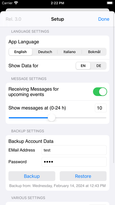 iDayLite screenshot n.6