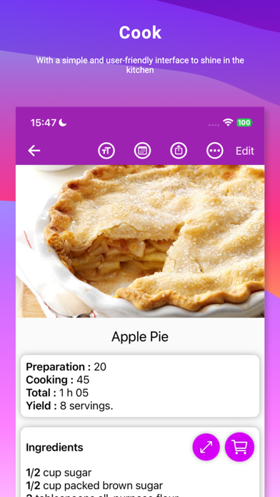 My Recipe Box - RecetteTek screenshot n.2
