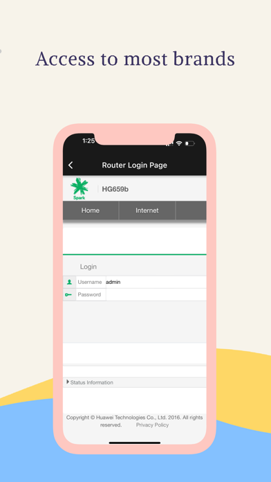 Router Setup Page screenshot n.3
