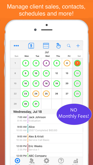 Client Sales & Contact Manager screenshot n.1