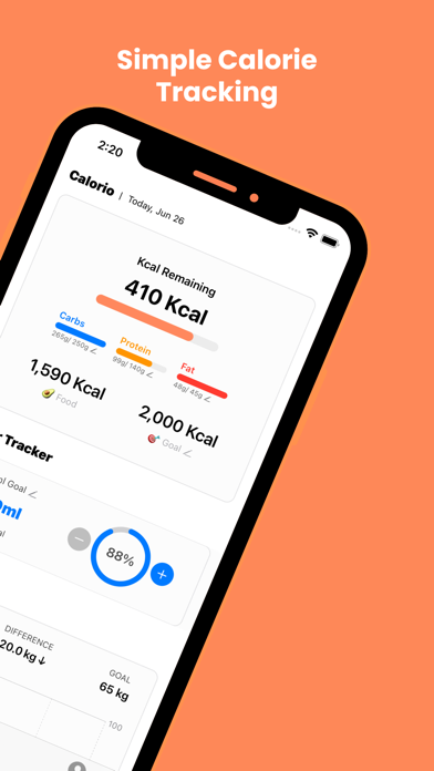 Calorio: Nutrition Tracker screenshot n.1