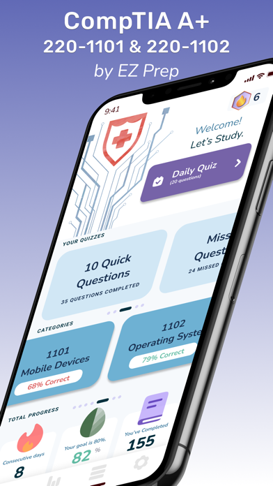 Comptia A+ 2024 Exam Prep Test screenshot n.1