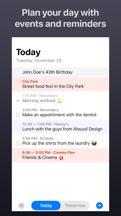 Agendus - Today Widget screenshot n.1