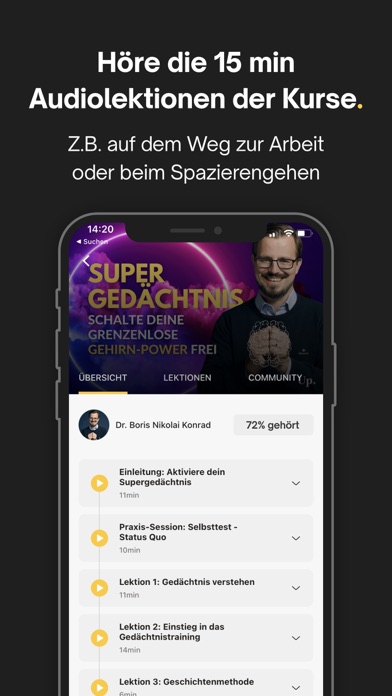 Upspeak - Dein Mentor im Ohr screenshot n.4