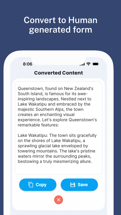 Humanize AI - Text Paraphrase screenshot n.4