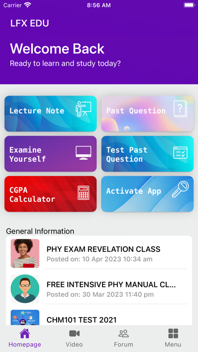 LFX FUTO 100L First Sem screenshot n.1