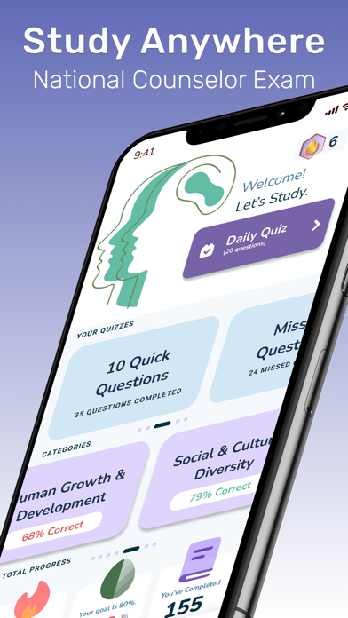NCE Exam Prep 2024 | EZPrep screenshot n.1