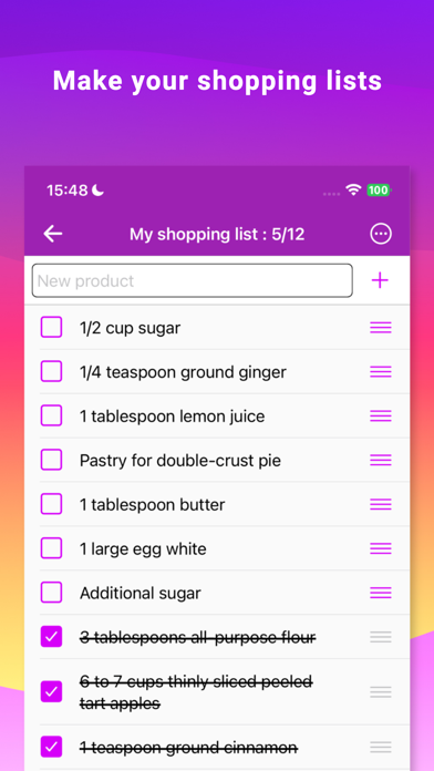 My Recipe Box - RecetteTek screenshot n.4