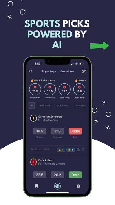 JukePicks - AI Sports Picks screenshot n.1