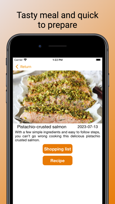 PushEat! Kosher Meal Planner screenshot n.4
