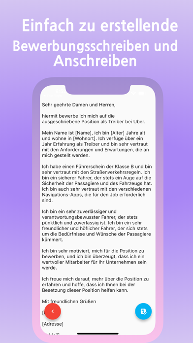 Bewerbungsschreiben KI screenshot n.2