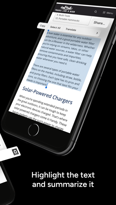 Summarizr: AI Text Summarizer screenshot n.2