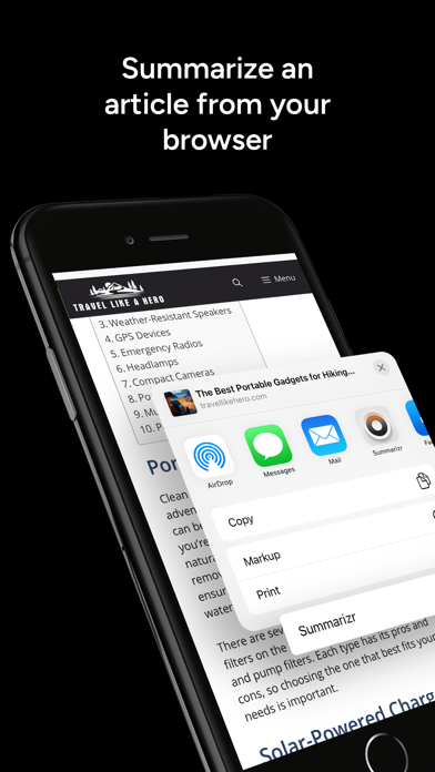 Summarizr: AI Text Summarizer screenshot n.1