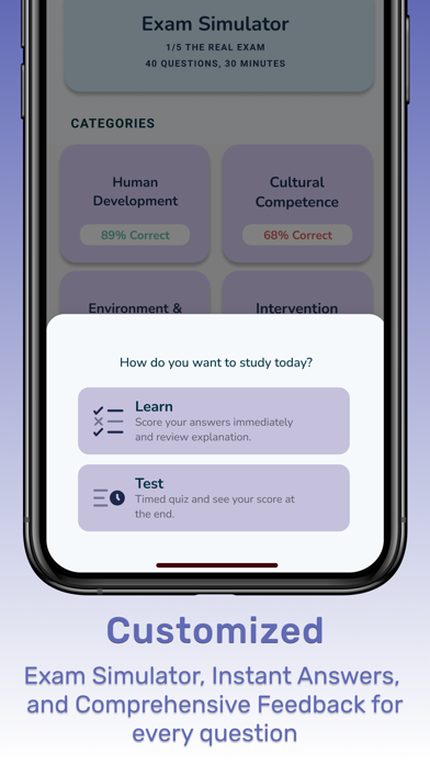 ASWB 2024 Exam Prep Practice screenshot n.6