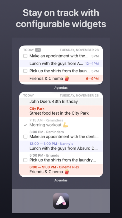 Agendus - Today Widget screenshot n.2