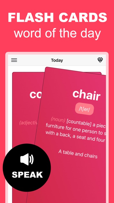 English Vocabulary Learn Words screenshot n.2