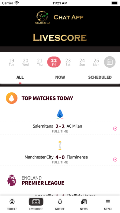Golden Chat App screenshot n.5