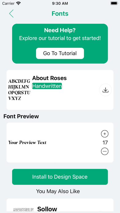 Fonts for Cricut Designs screenshot n.3