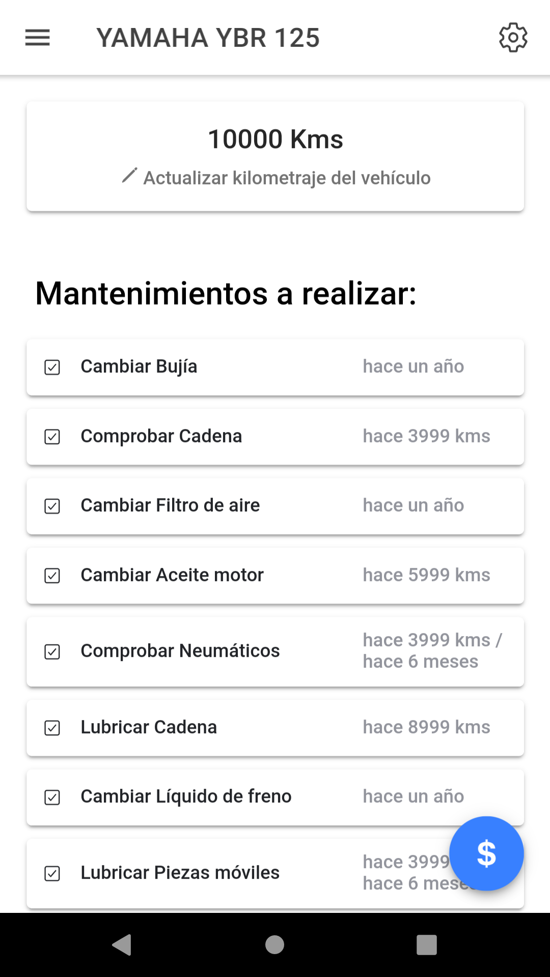 MotorApp - Revisiones vehículo screenshot n.4